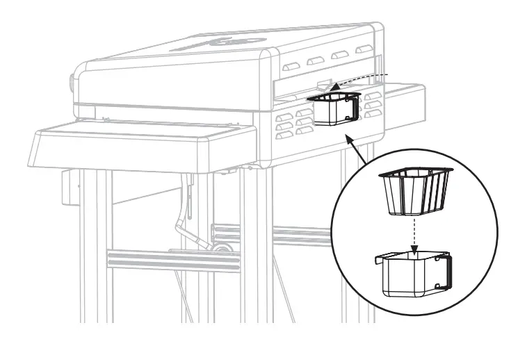BLACKSTONE 2152 28 Inch XL Griddle with Hood and Adjustable Front Tray - body