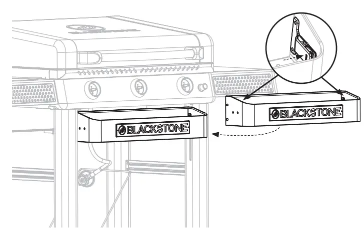 BLACKSTONE 2152 28 Inch XL Griddle with Hood and Adjustable Front Tray - place