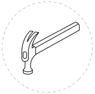 WELLFOR HW-HGY-61409WH Rectangular White A2