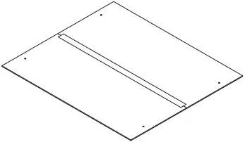 WELLFOR HW-HGY-61409WH Rectangular White B10