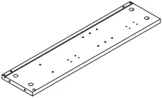 WELLFOR HW-HGY-61409WH Rectangular White B3