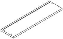 WELLFOR HW-HGY-61409WH Rectangular White B6