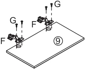 WELLFOR HW-HGY-61409WH Rectangular White C10a