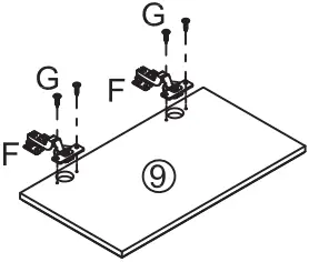 WELLFOR HW-HGY-61409WH Rectangular White C10b