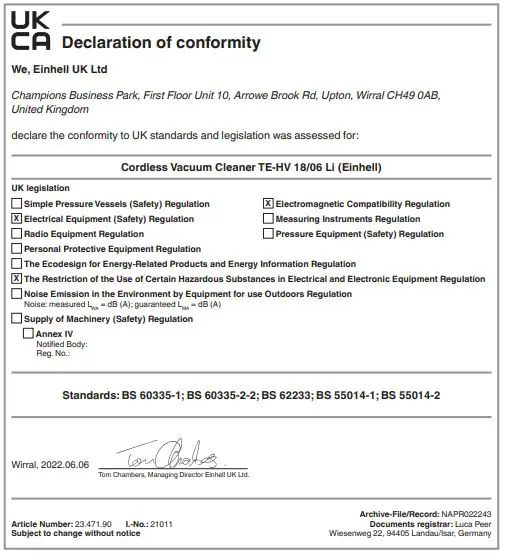 Einhell-2347190-Handheld-Battery-Vacuum-Cleaner-FIG-12