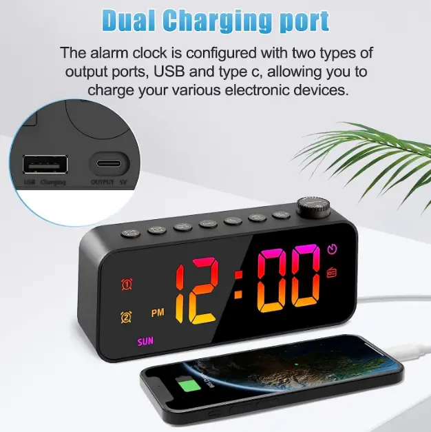 JALL CH-07 RGB Digital Alarm Clock-fig-5