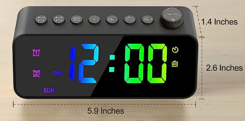 JALL CH-07 RGB Digital Alarm Clock-fig-6