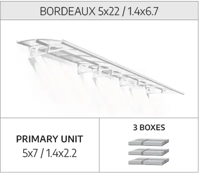 CANOPIA Bordeaux Series Door Awning Kit 03