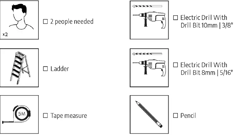 CANOPIA Bordeaux Series Door Awning Kit 10