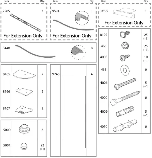 CANOPIA Bordeaux Series Door Awning Kit 20