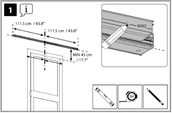 CANOPIA Bordeaux Series Door Awning Kit 21