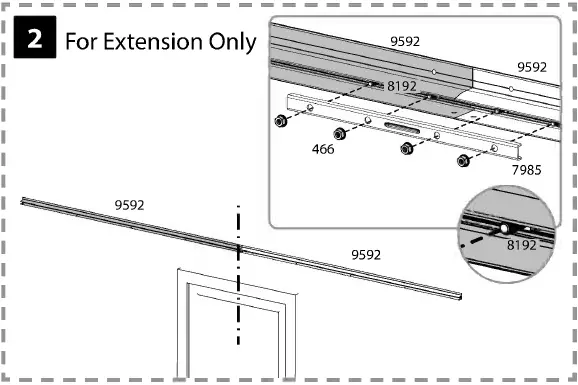CANOPIA Bordeaux Series Door Awning Kit 22