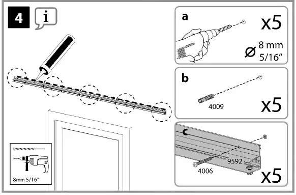 CANOPIA Bordeaux Series Door Awning Kit 24