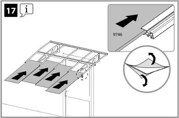 CANOPIA Bordeaux Series Door Awning Kit 37