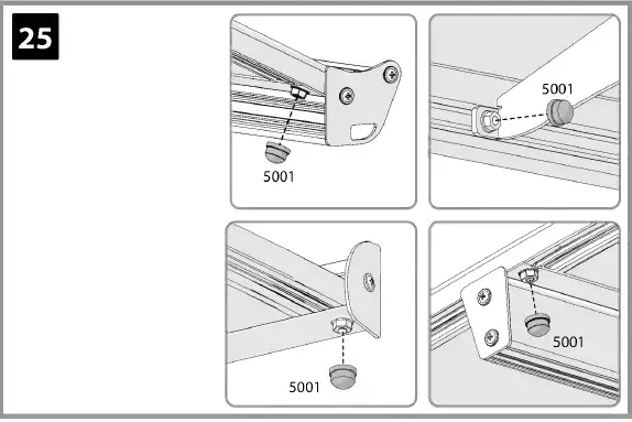 CANOPIA Bordeaux Series Door Awning Kit 45