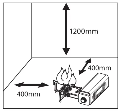CAMPMASTER CM2210 Compact Butane Spider Stove - Fig 6