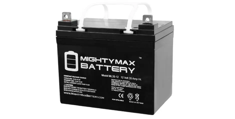 Mighty Max Battery Ml35-12 12v 35ah Int Battery User Manual