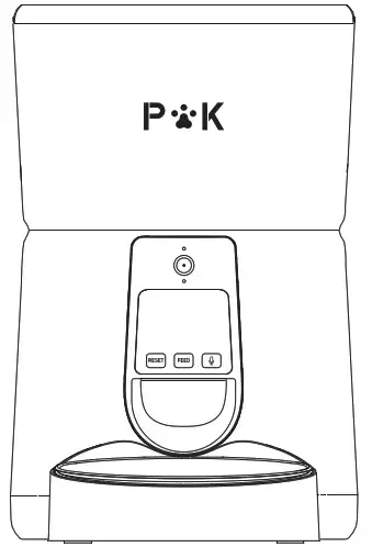 PUPPY KITTY C1ElA Automatic Cat Food Dispenser - cover