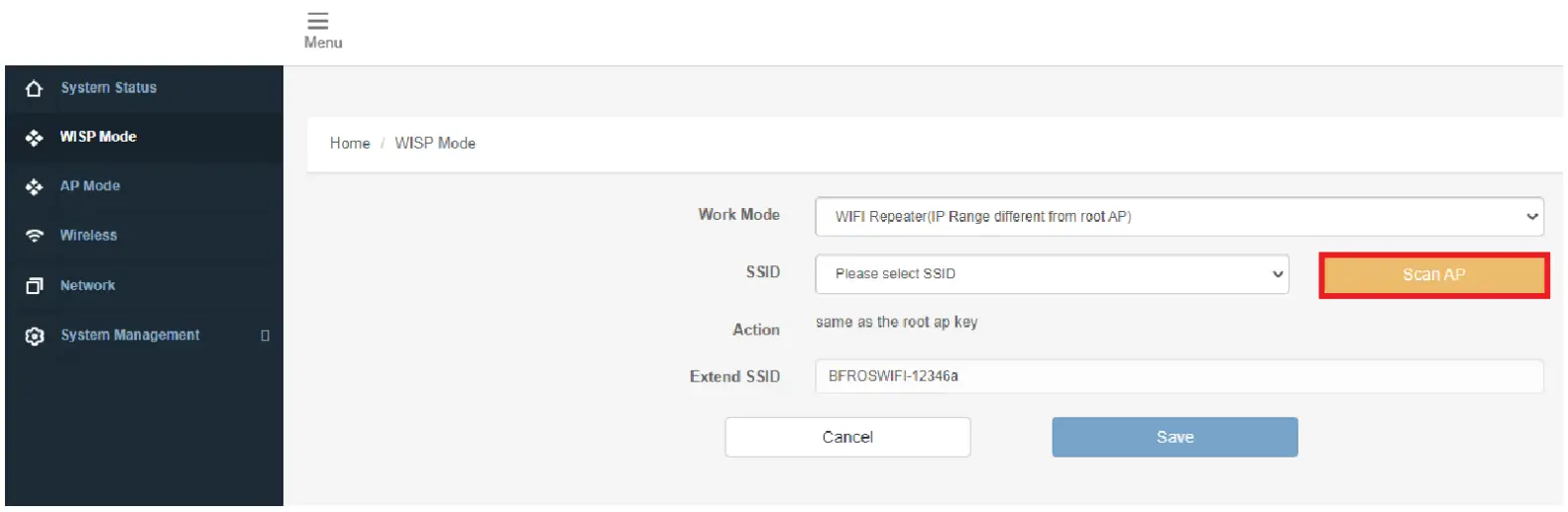 COOPERS OF STORTFORD L441 Wifi Booster - setting 5