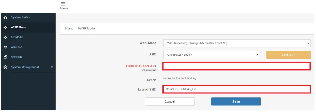 COOPERS OF STORTFORD L441 Wifi Booster - setting 7