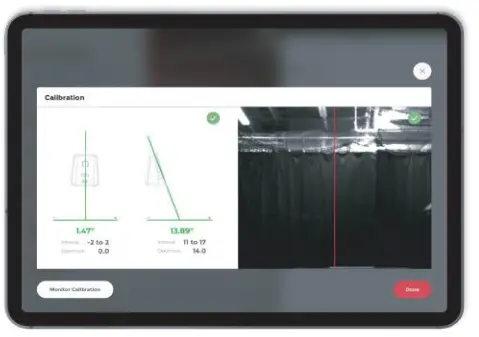 Rapsodo PITCHING 2.0 Driveline Baseball - Adjust monitor
