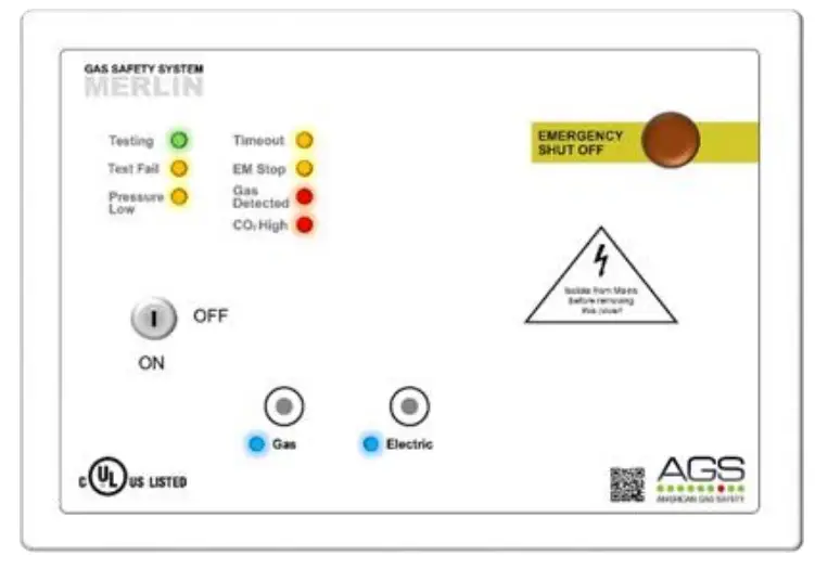 AGS Merlin 1000S Gas and Electric Isolation Controller -