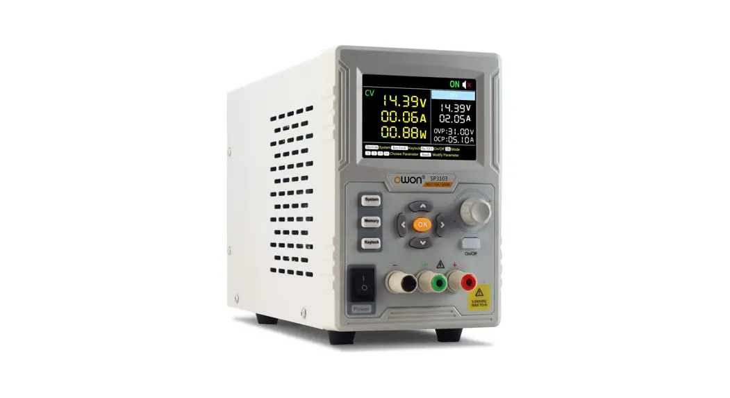 Owon Sp3103 Output Dc Power Supply User Manual