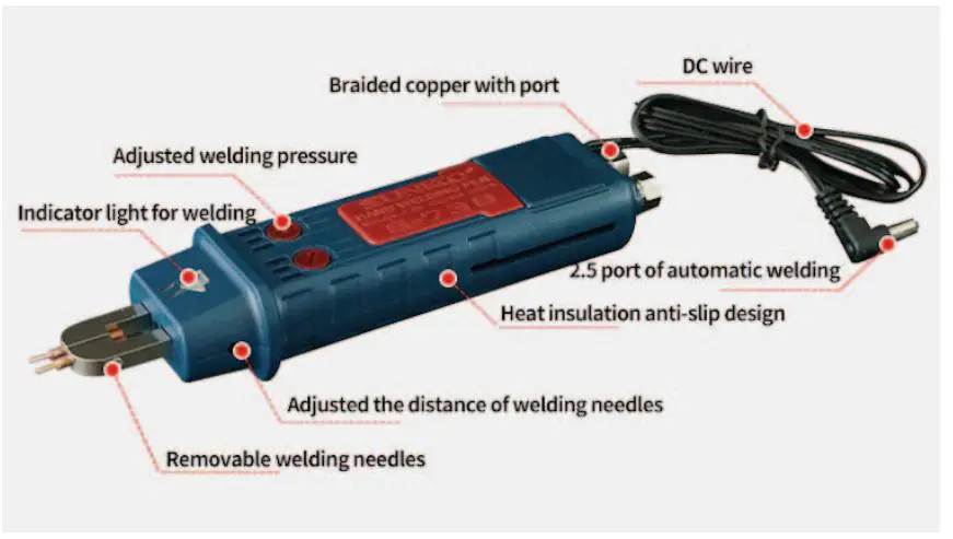 U S SOLID JFBSW00006 Battery Spot Welder User Manual - 73B Intelligent Welding Pen Diagram