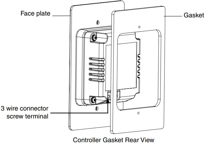PENTAIR Color Sync Controller Color LED Pool Lights - Gasket Rear View