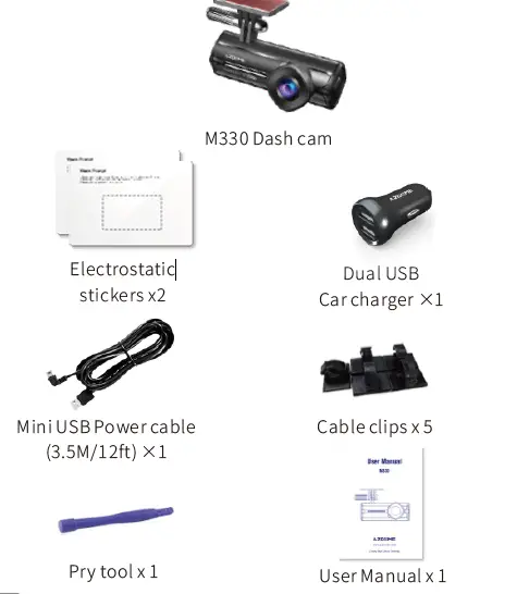 AZDOME-M330-Car-Dashcam-Full-HD-Smart-Dash-Camera-2