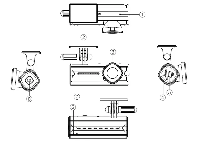 AZDOME-M330-Car-Dashcam-Full-HD-Smart-Dash-Camera-3