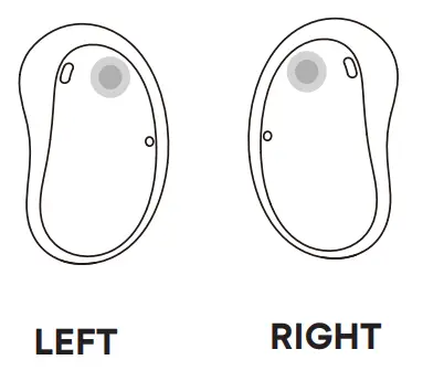 MEE Pebbles Truly Wireless Earbuds - LEFT