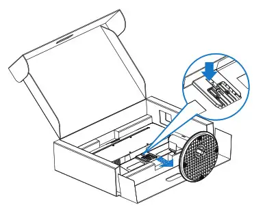 PHILIPS 221S9A 75 S Line LED Display - button