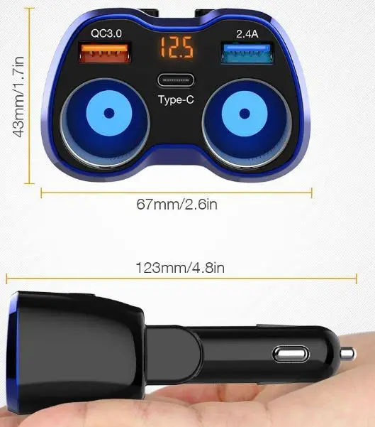 Otium-Audio-C46Q-Car-Charger-fig-2