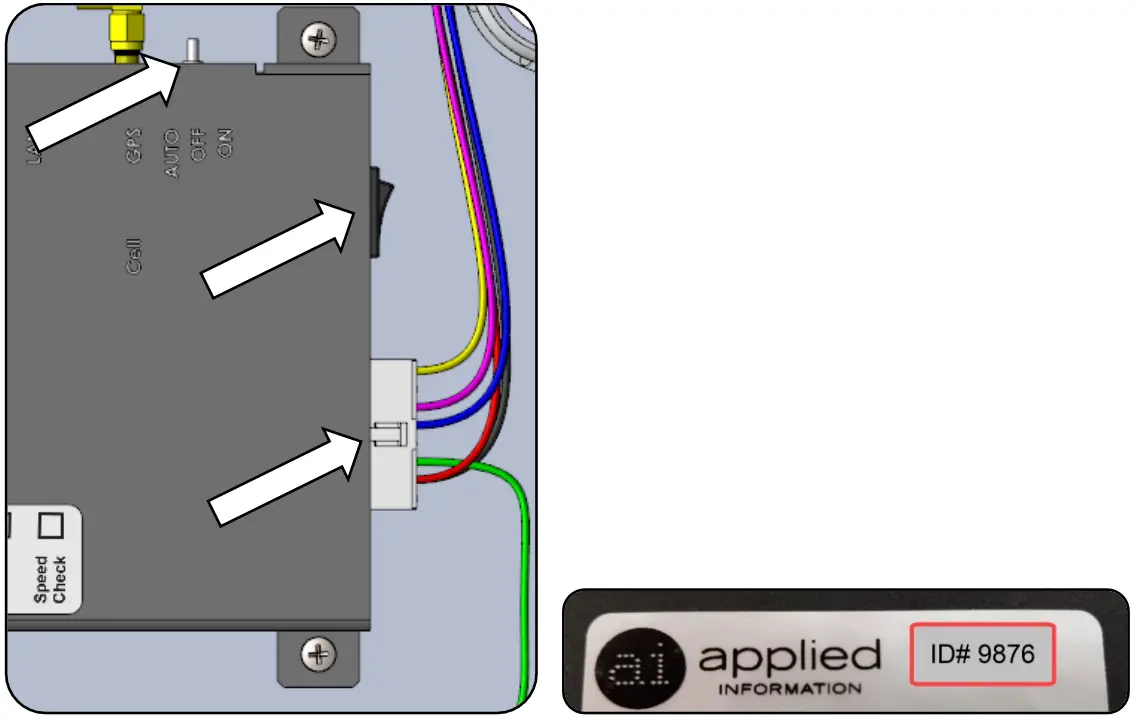 carmanah G Series AC, Solar Cabinet - Door Switch Kit 7