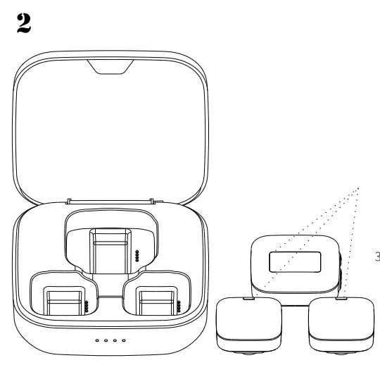 Elontess TDS8 Dual Channel Wireless Microphone System - fig2