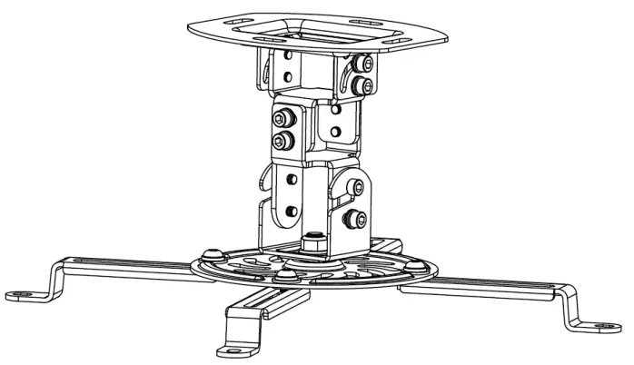 MOUNT-VP01W White Projector Ceiling Mount