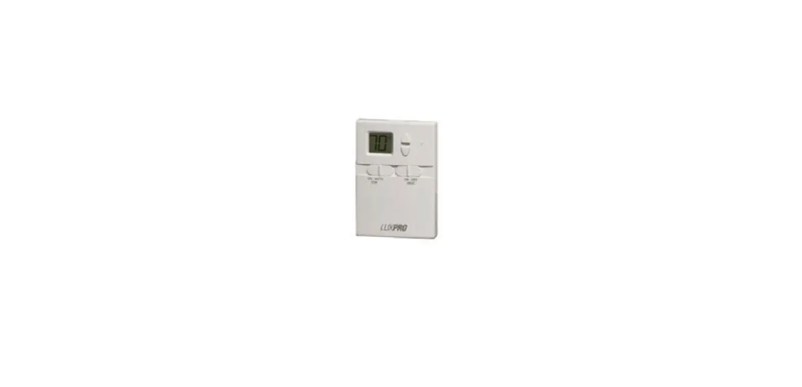 Luxpro Psd158 Digital Thermostat Installation Manual