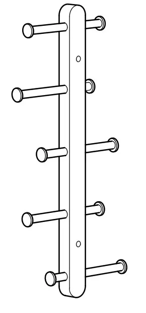 IKEA AA-2292389-3 PLOGA 60 cm Hanger - fig 3e