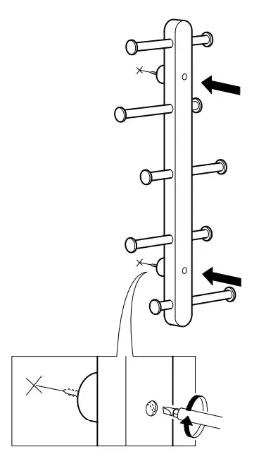 IKEA AA-2292389-3 PLOGA 60 cm Hanger - fig 6