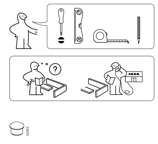 IKEA AA-2292389-3 PLOGA 60 cm Hanger - fig