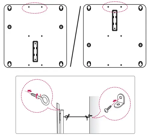 LG FS21GB Gallery TV Stand - Prevent