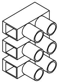 Censlighting NR2 Lattice Pattern Threads Pedant Lamp - Hardware Kit 3