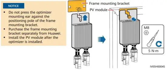 FIG 8 Installed on a PV Module Frame.JPG