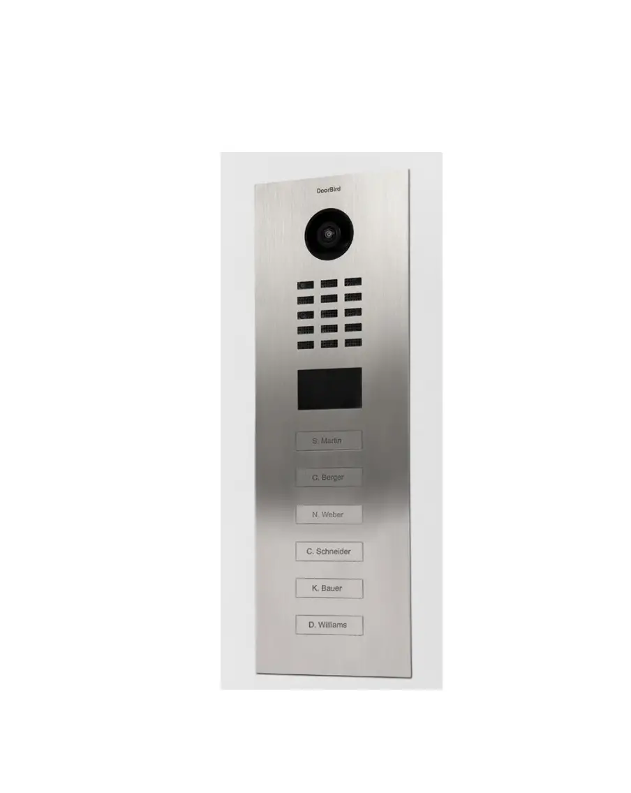 Doorbird D2106v Ip Video Door Station Owner's Manual
