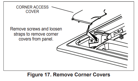 LENNOX M22A 1.5T Mini-Split 2X2 Heat Pump Cassette - Corner Covers