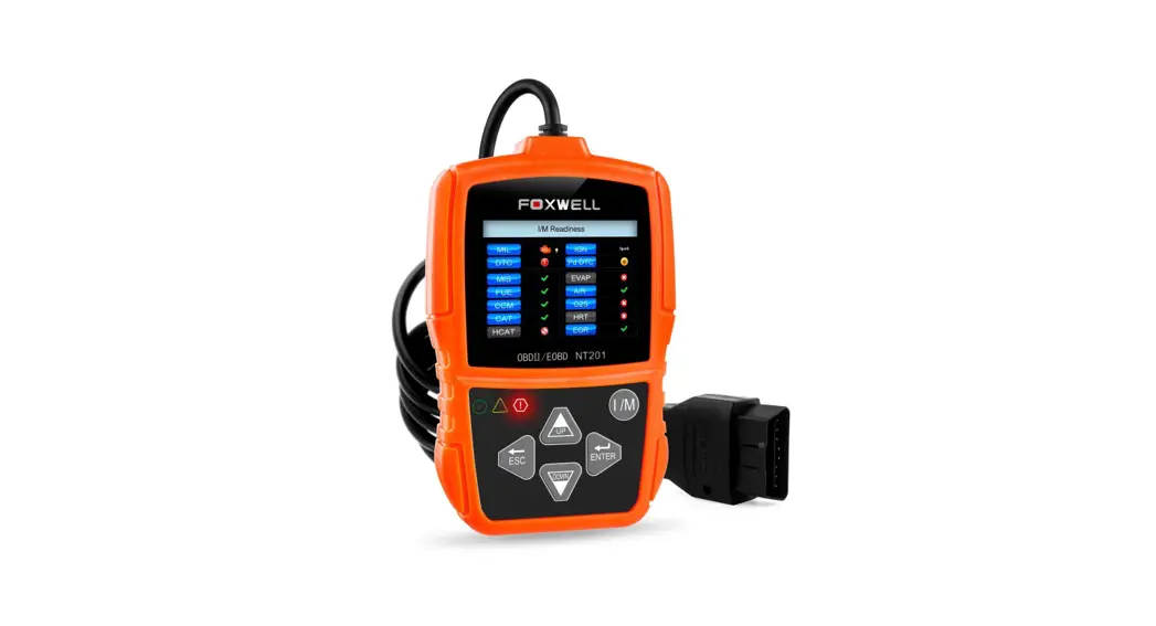Foxwell Nt201 Scanner Check Engine Light Car Code Reader User Guide