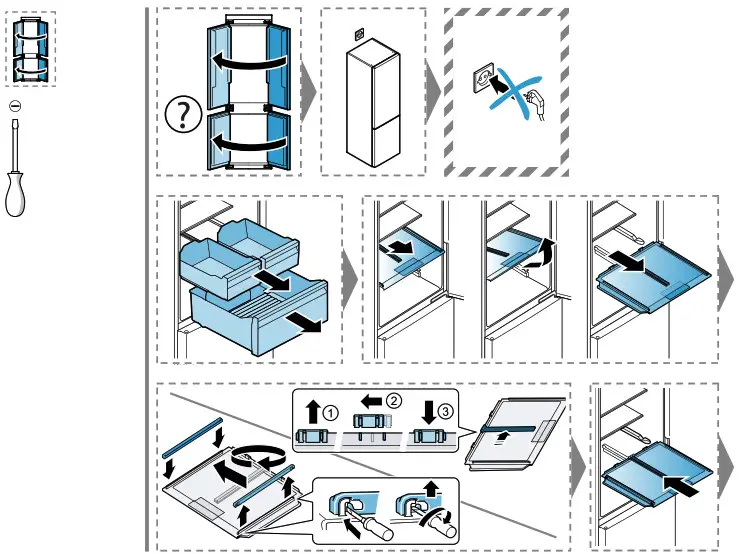 BOSCH KGN49XIEP No Frost Fridge - Fig3