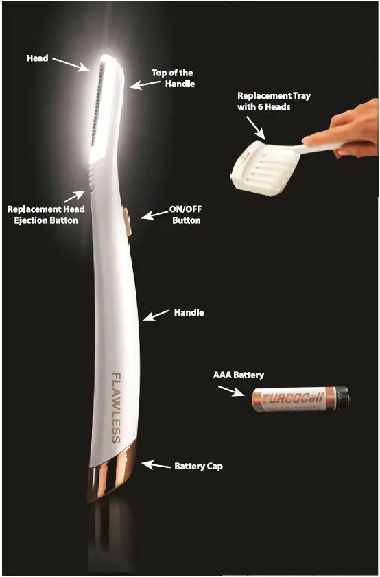 flawless-dermaplane-glo-lighted-facial-exfoliator-1