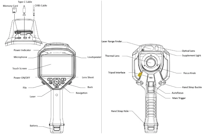 GAZELLE G9706 Powerful Thermal Imaging Camera - Appearance
